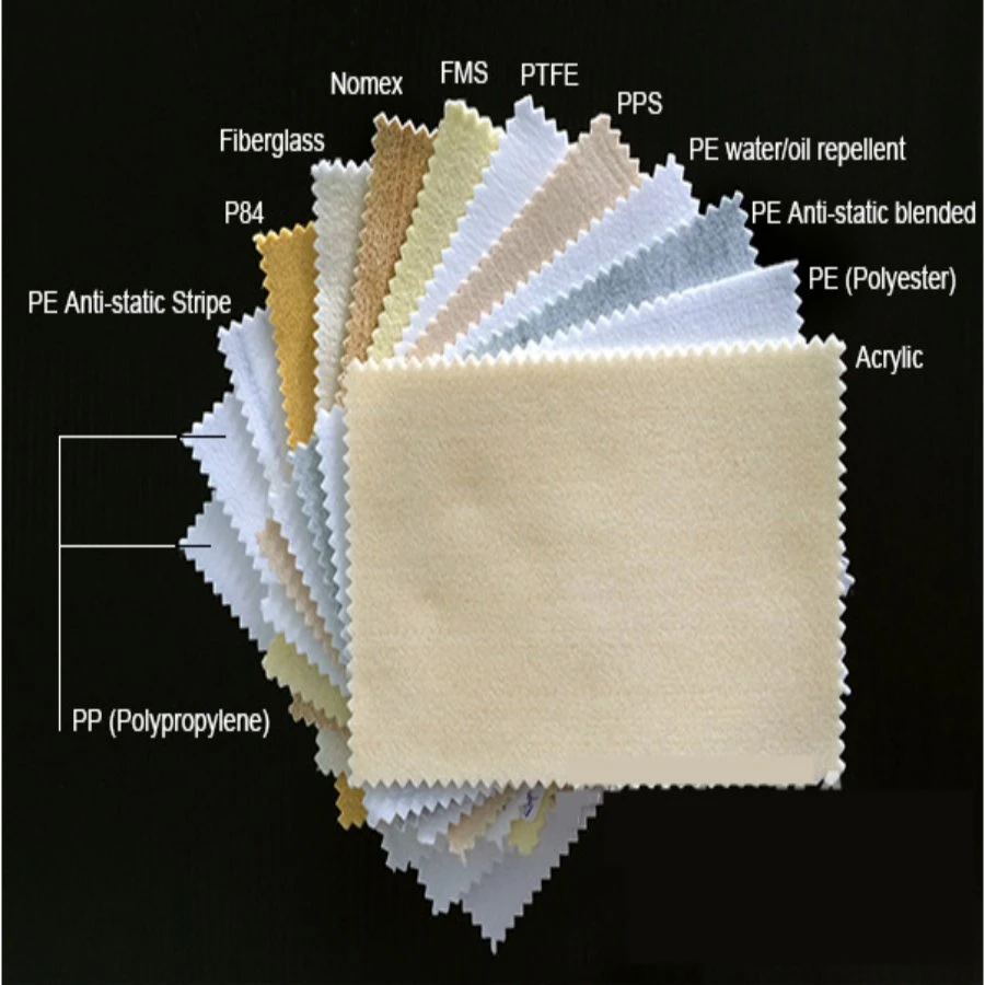Industrial Dust Filter Polyimide P84 Air Filter Media Fabric